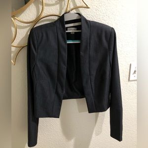 Calvin Klein gray cropped dress jacket Small